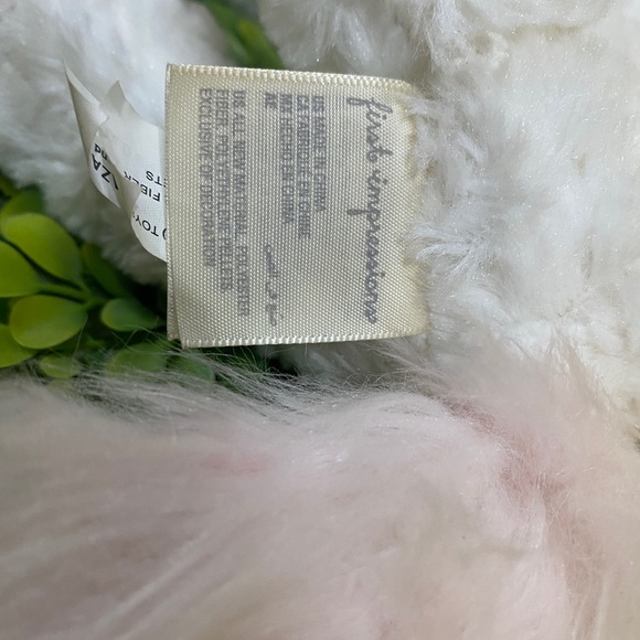 UNICORN PINK & WHITE SUPER SOFT FLUFFY PLUSH MACY’S FIRST IMPRESSIONS 11” - Picture 13 of 14